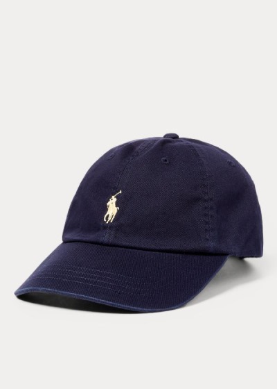 Gorra Polo Ralph Lauren Hombre Azul Marino - Cotton Chino Baseball - ANFCD7856